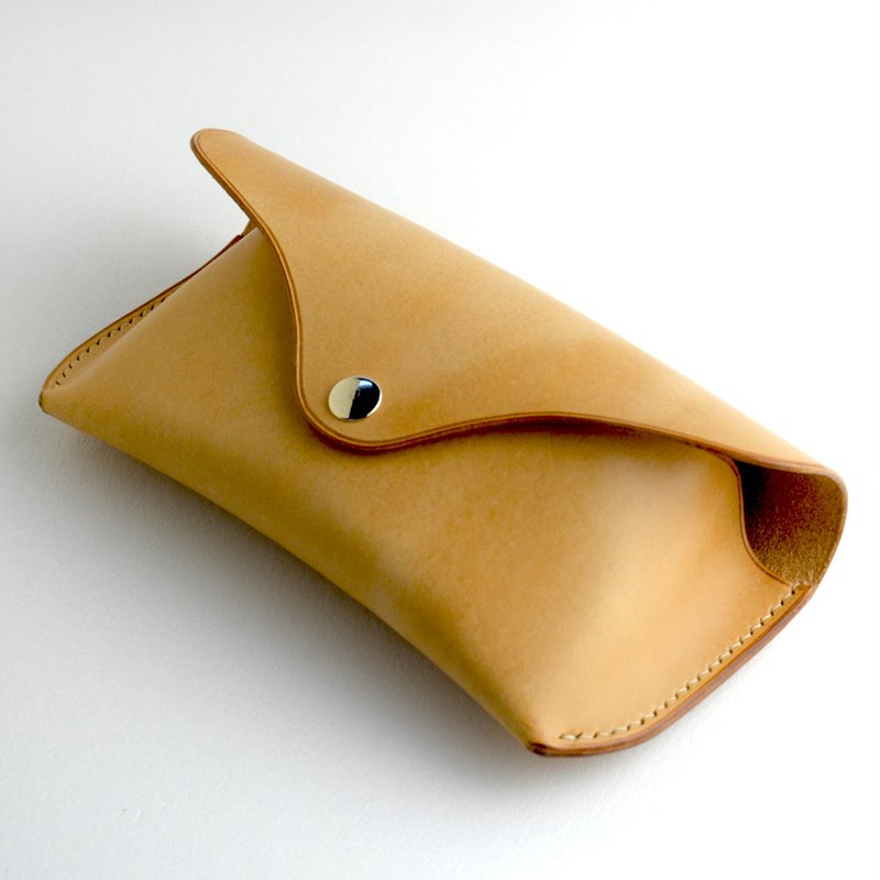 眼镜盒 意大利植鞣牛皮 可加购刻字 定制化 - 眼镜盒/眼镜布 - 真皮 多色