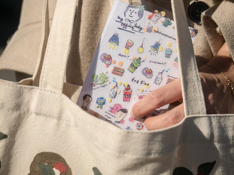 My Office Lady Sticker - 纸胶带 - 其他材质 多色