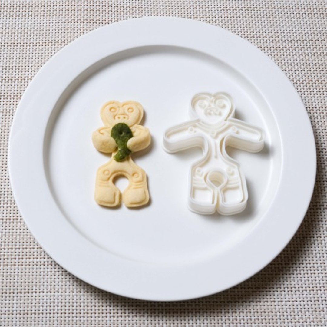 Heart-shaped clay figure to hold (cookie cutter / cookie type) - 厨房用具 - 木头 