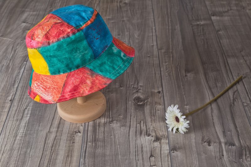 Canvas_油画风渔夫帽.Kandinsky - 帽子 - 棉．麻 多色