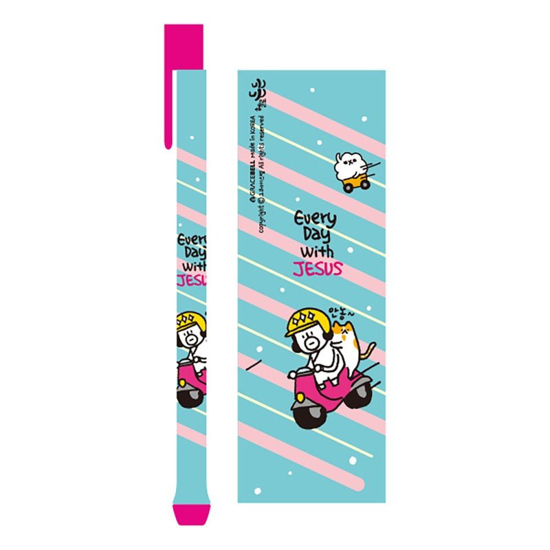 Hello DunDun 啰登登系列 按压式原子笔 05.你好 - 圆珠笔/中性笔 - 塑料 