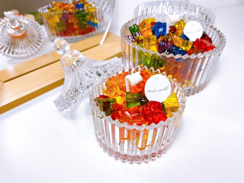 【仿真】熊仔软糖蜡烛 Gummy Bear Candle | 150g大罐/50g小罐 - 蜡烛/烛台 - 蜡 多色