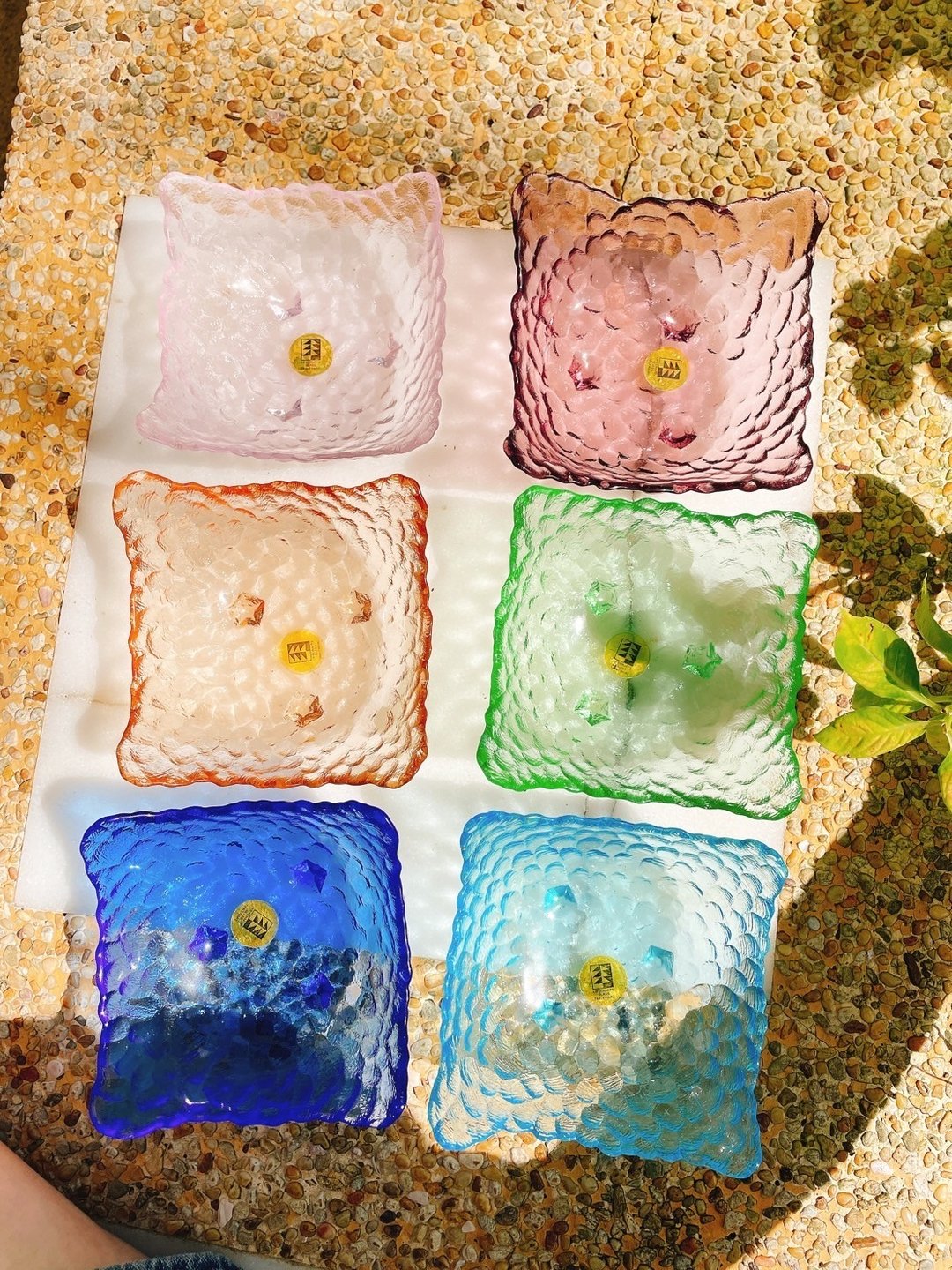 Lifecrafts 彩色玻璃盘 - 盘子/餐盘/盘架 - 玻璃 