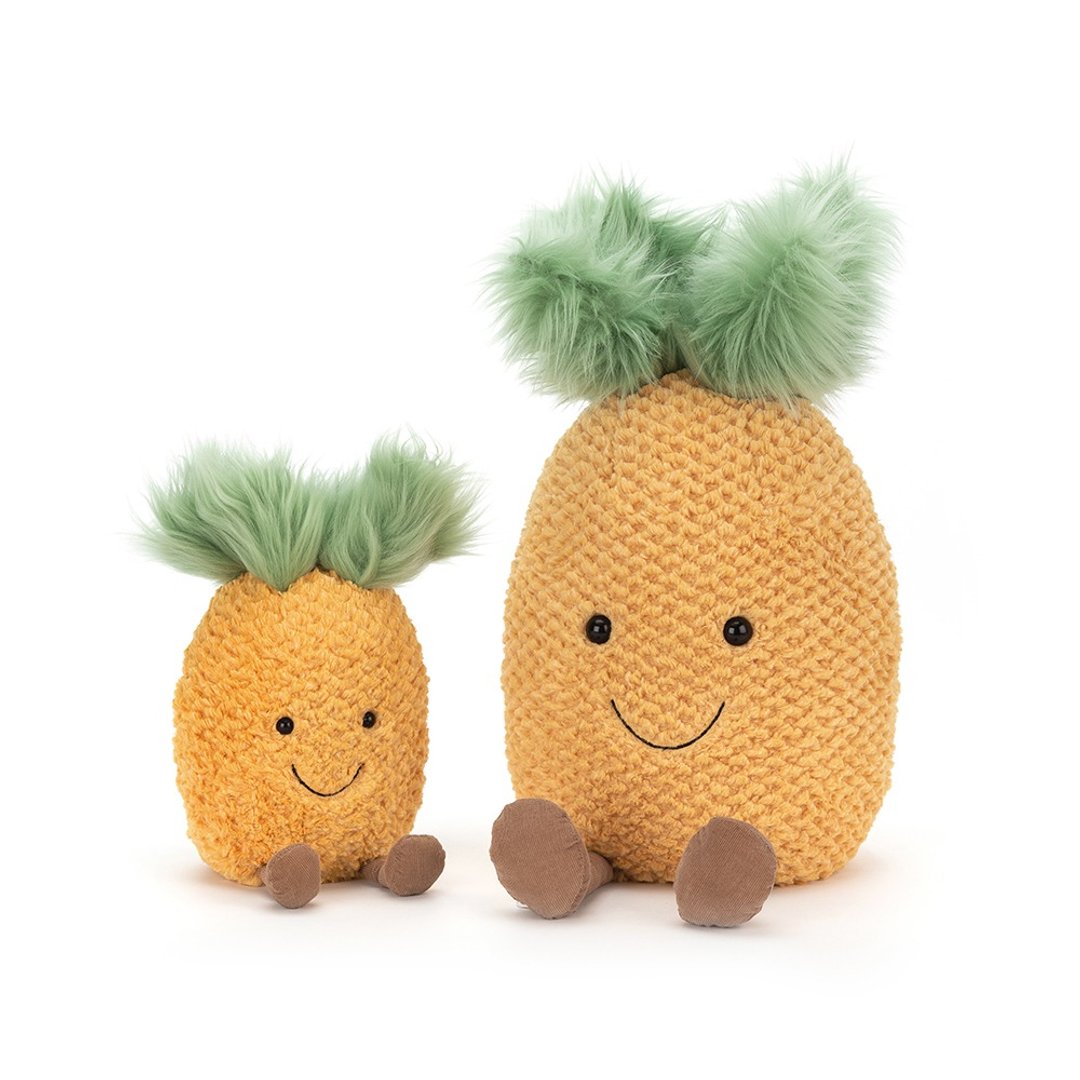 Jellycat Amuseable Pineapple 旺来宝宝 (大凤梨) 约47厘米 - 玩偶/公仔 - 聚酯纤维 黄色
