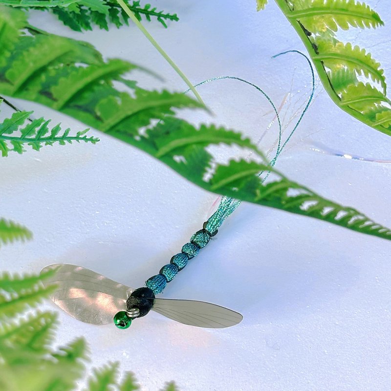 手工逗猫棒替换头 绿蜻蜓 灵动旋转翅膀 原创设计 - 玩具 - 其他材质 多色