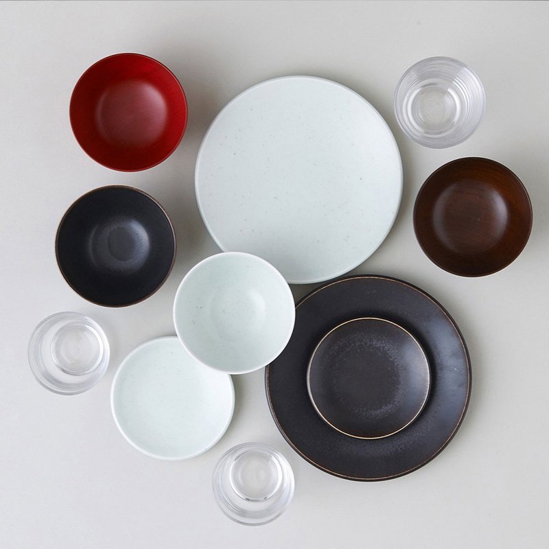 【KINTO】KOL 合作卖场 - 盘子/餐盘/盘架 - 瓷 黑色