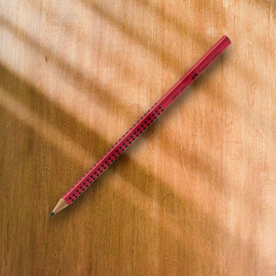Faber-Castell GRIP 2001 铅笔 B-红 一盒(原厂正货) - 铅笔/自动铅笔 - 木头 红色