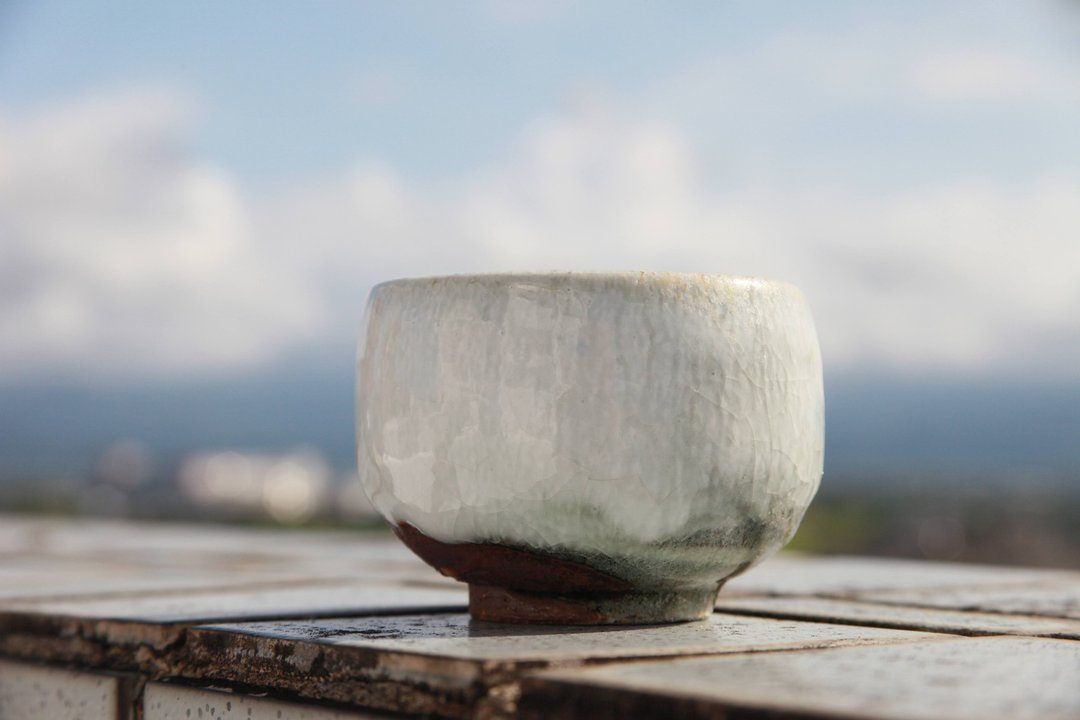 藏菁手作ㅣ雾屿 柴烧志野杯 - 茶具/茶杯 - 陶 