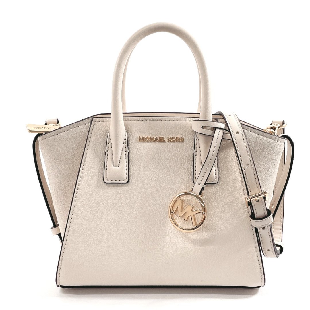 【日本直送 全新】Michael Kors 手提包 35F4G4VC0L 两用包 AVRIL SATCHEL EXTRA SMALL - 手提包/手提袋 - 真皮 白色