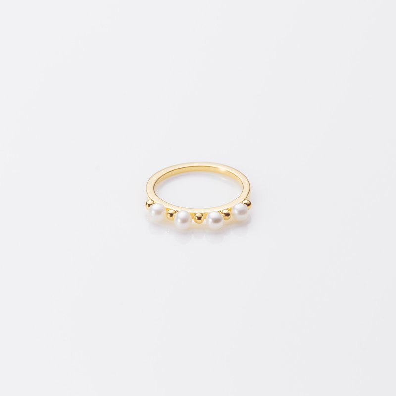 轻巧独特 / Rosanna ring - 戒指 - 其他金属 金色