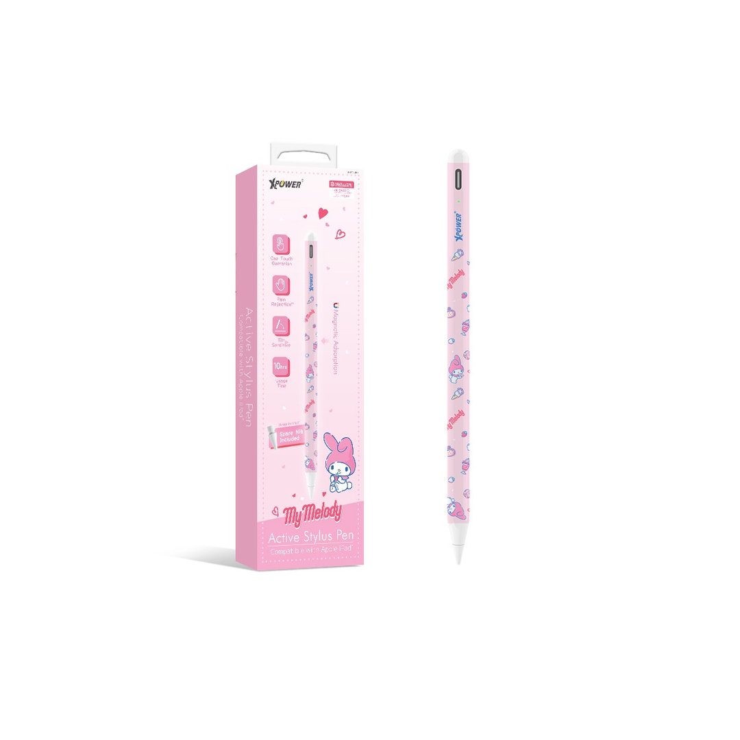 XPower x Sanrio My Melody ST6 磁吸主动式触控笔 - 手机配件 - 其他金属 粉红色