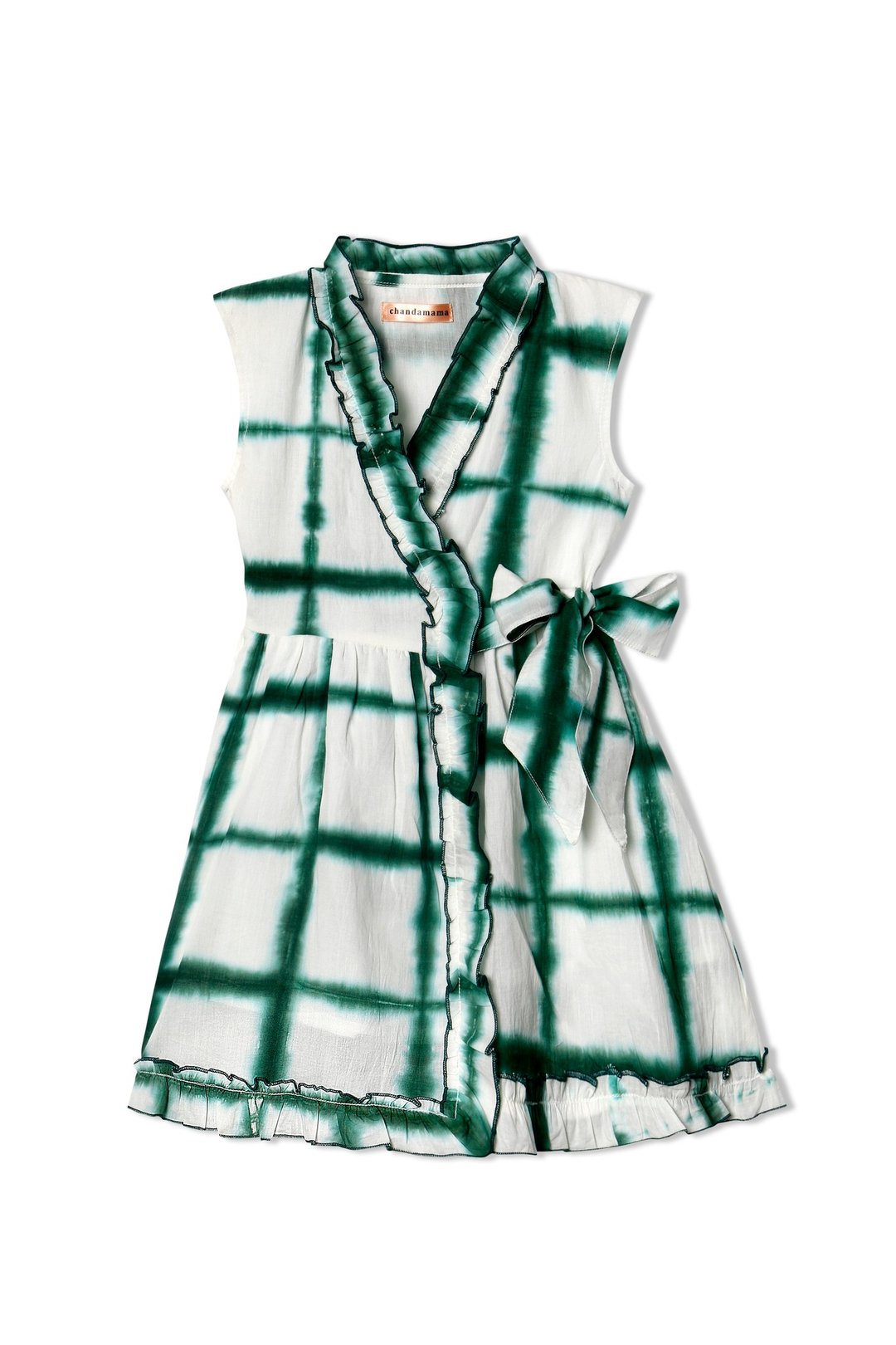 CHANDAMAMA Garima White w/emarland Green Dress - 其他 - 其他材质 绿色