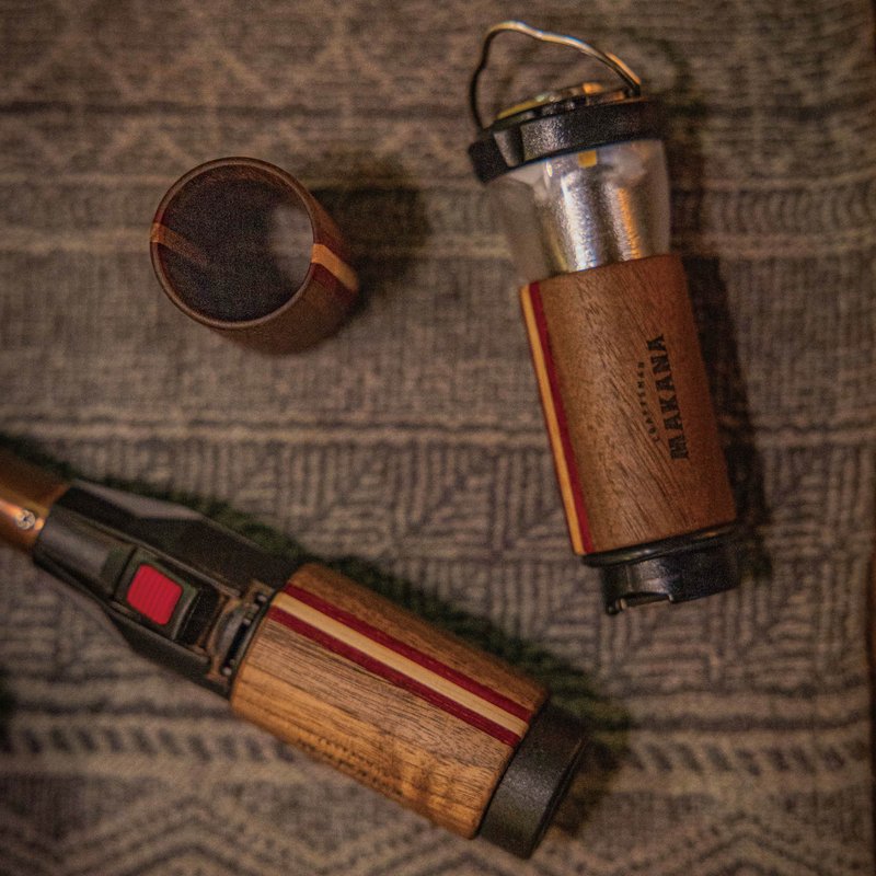 Makana 手工实木灯衣-共两款 (适用于Goal zero/Uniflame) - 露营用品 - 木头 