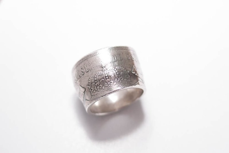 Dreamstation皮革鞄研所，西班牙大型银币戒指 ，嘻皮，哈雷，重机 - 戒指 - 其他金属 银色