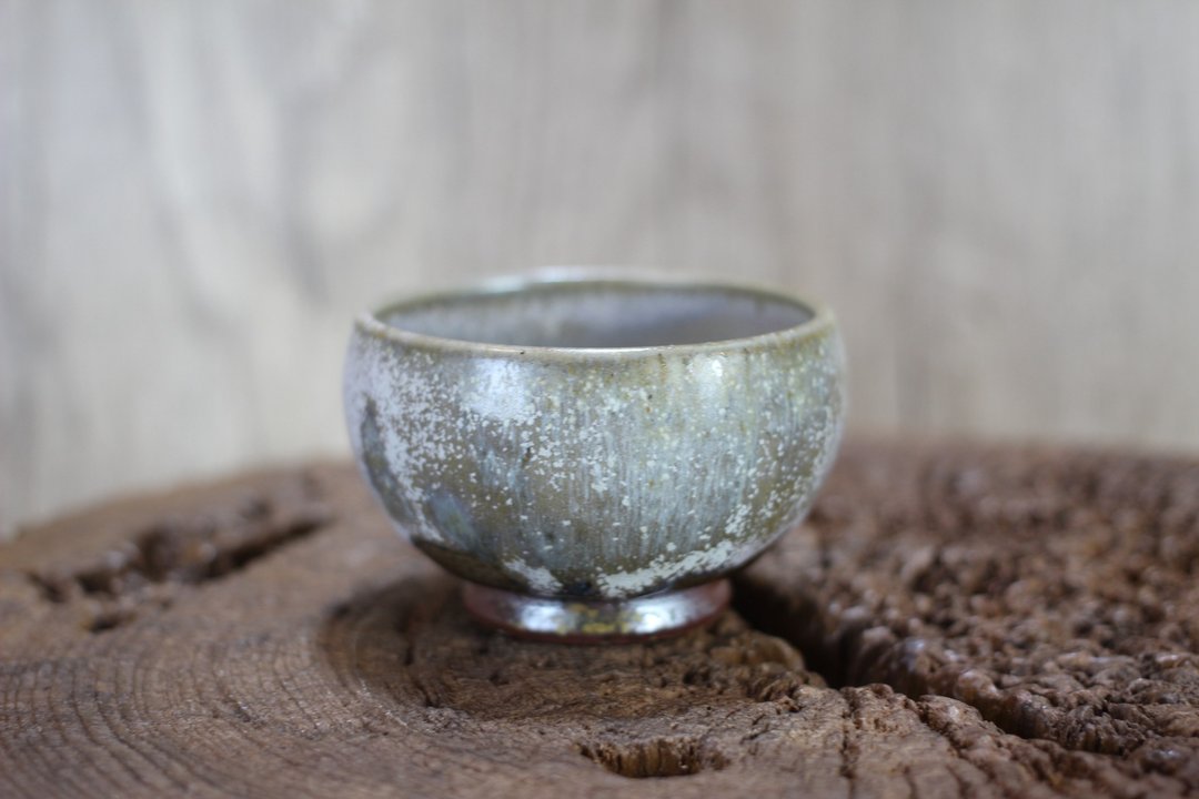【沐春生活】120ml 上釉柴烧 手拉坯茶杯 酒杯 名家叶敏祥作品 - 茶具/茶杯 - 瓷 