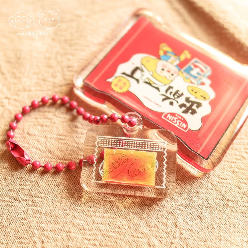 出前一丁 | 亚加力滴胶挂件 - 钥匙链/钥匙包 - 塑料 多色