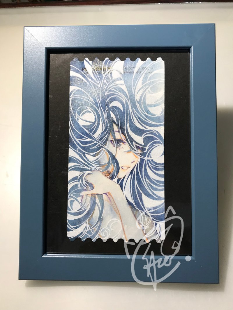 票卡系列-2—手绘画作原稿贩售 - 画框/相框 - 纸 