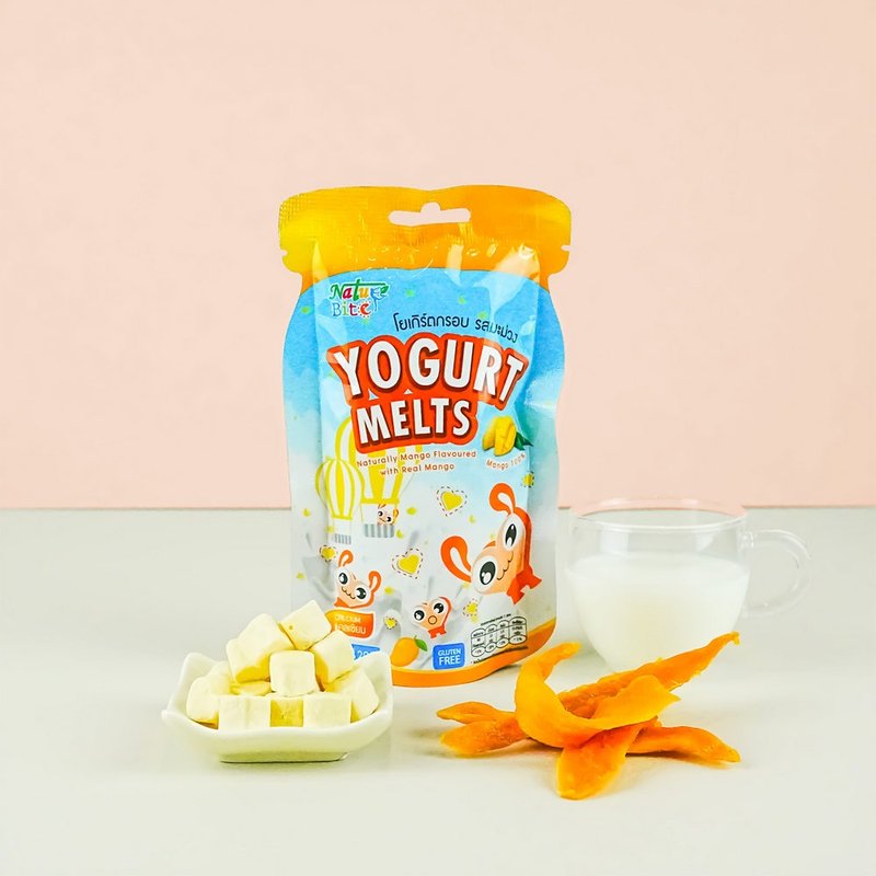 泰国【Nature Bite】自然一口 爱心浓浓优格-芒果(20g) - 其他 - 其他材质 橘色