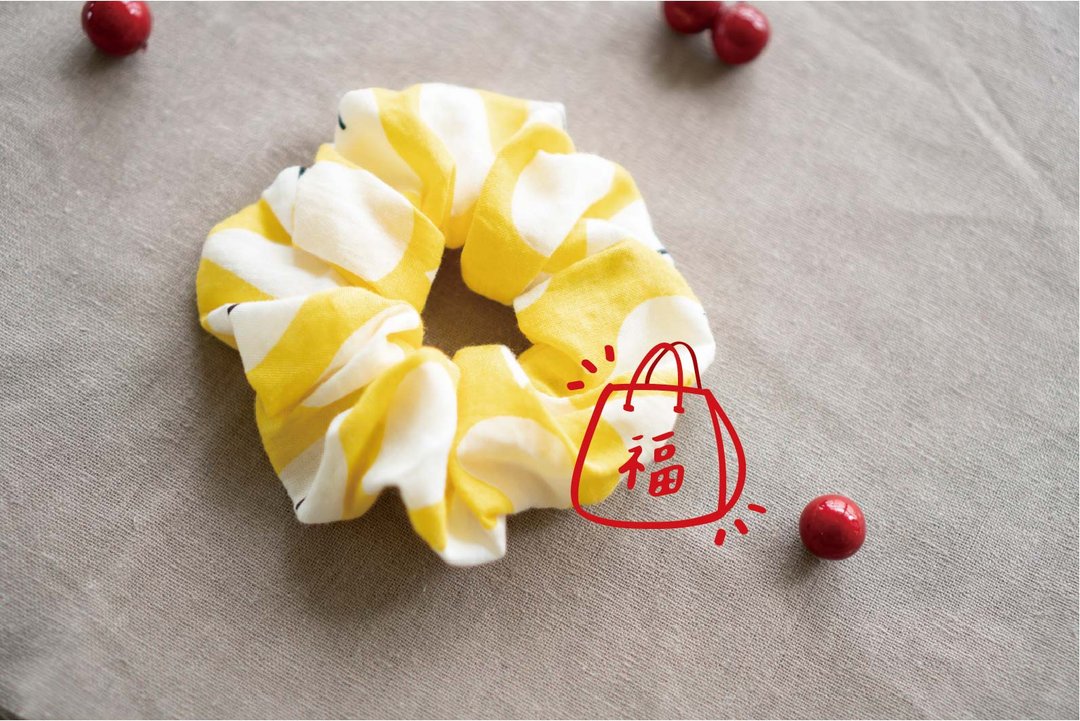 【虎气福袋】 大肠圈福袋 随机三入组 美丽花布 - 发饰 - 棉．麻 