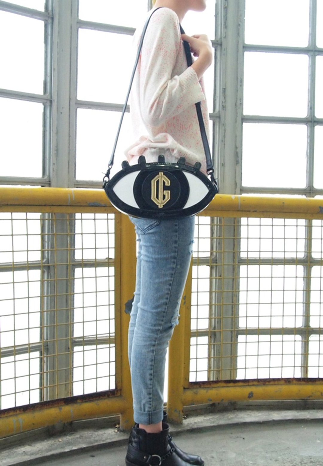 Greed Eye Clutch - 其他 - 真皮 金色