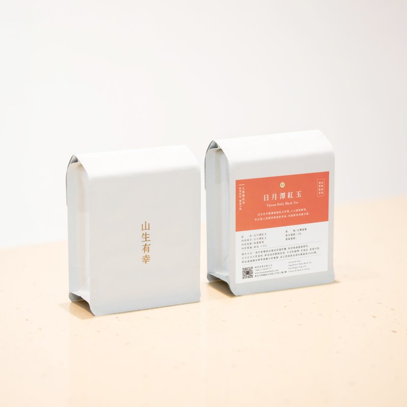 【日月潭 红玉】台湾原叶散茶 80克 环保夹链袋装 2份组 - 茶 - 新鲜食材 红色