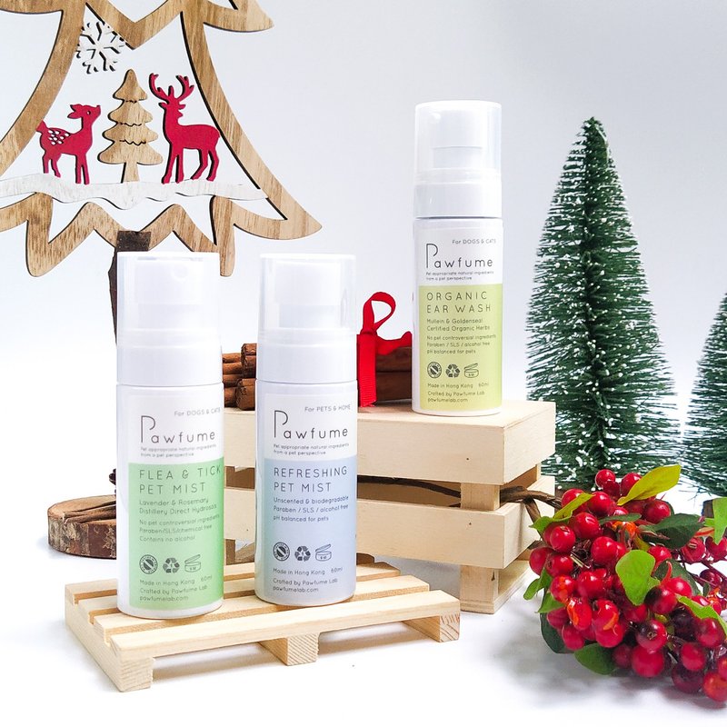 港澳台包邮 I 毛孩圣诞礼物组 - 清洁/美容 - 植物．花 