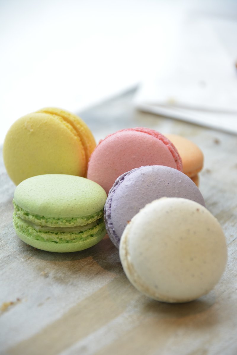 ChuChu_马卡红6入_婚礼小物/下午茶/伴手礼 - 蛋糕/甜点 - 新鲜食材 粉红色