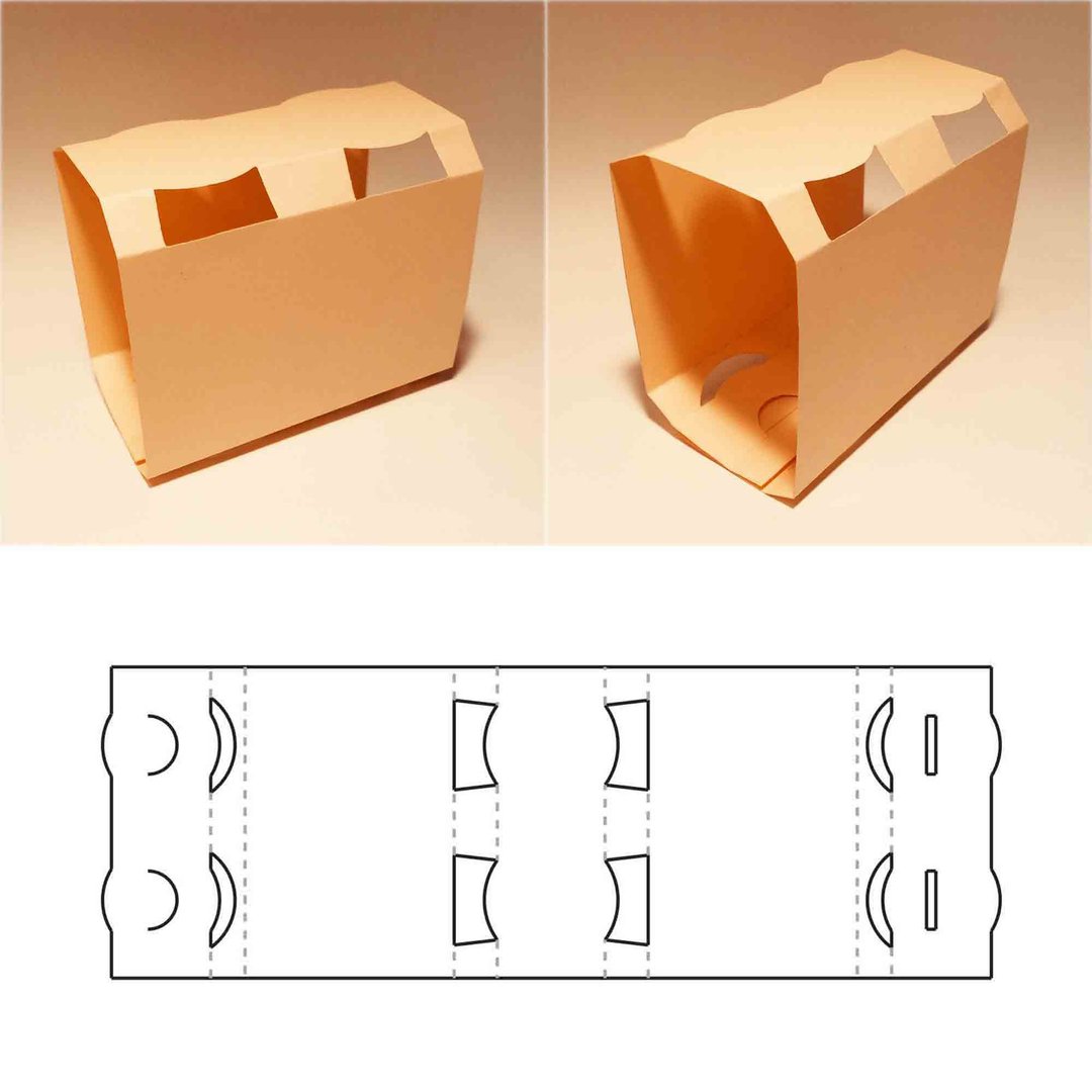 Beer can holder template, beer can box, beer can storage, beer can packaging - 图文模板设计 - 其他材质 