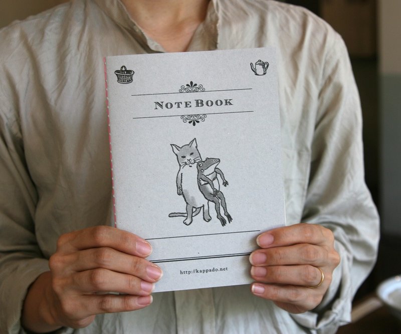 Original notebook Nakayoshi - 笔记本/手帐 - 纸 灰色