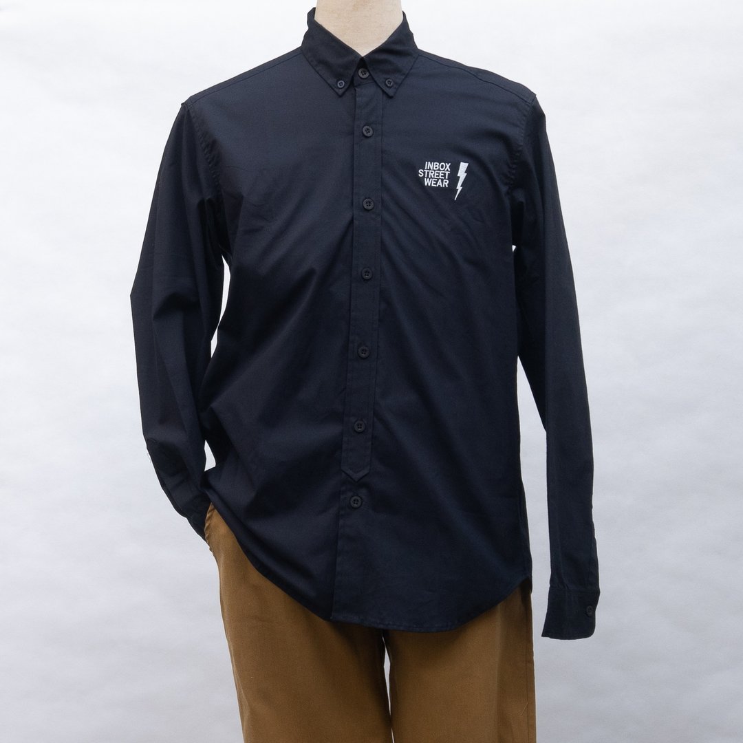 【Off-season sale】【換季特賣】Premium Cotton Black Shirts - 男装衬衫 - 棉 黑色