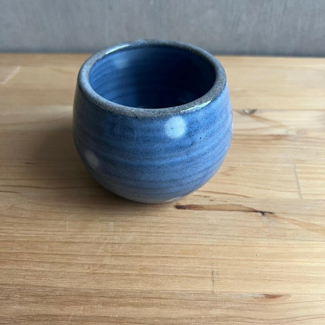 小石原烧 山丸窑 茶杯 蓝色 yamamaru-103 - 茶具/茶杯 - 陶 蓝色