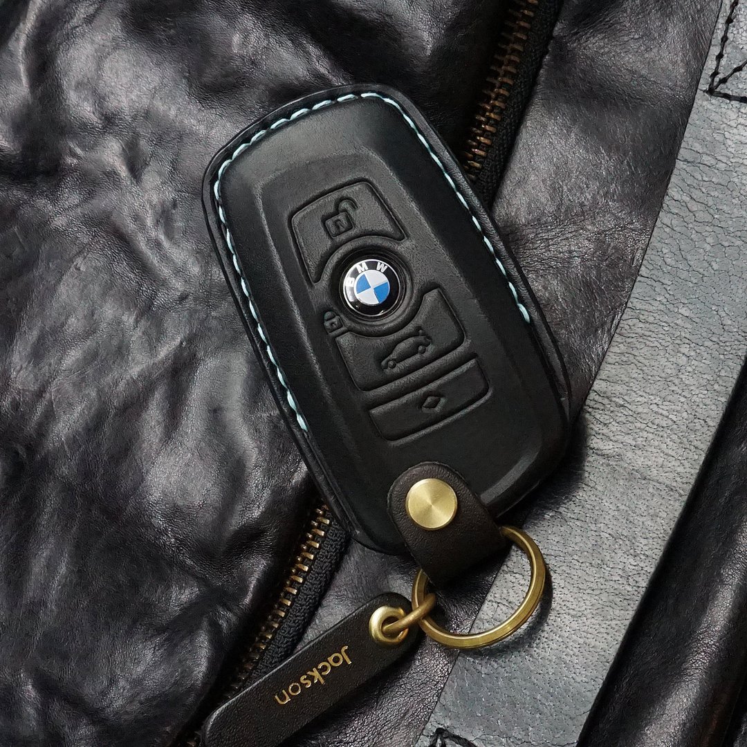 BMW  3-series 5-F10 F12 F30 F31 F35 宝马 汽车 晶片 皮套 钥匙 - 钥匙链/钥匙包 - 真皮 