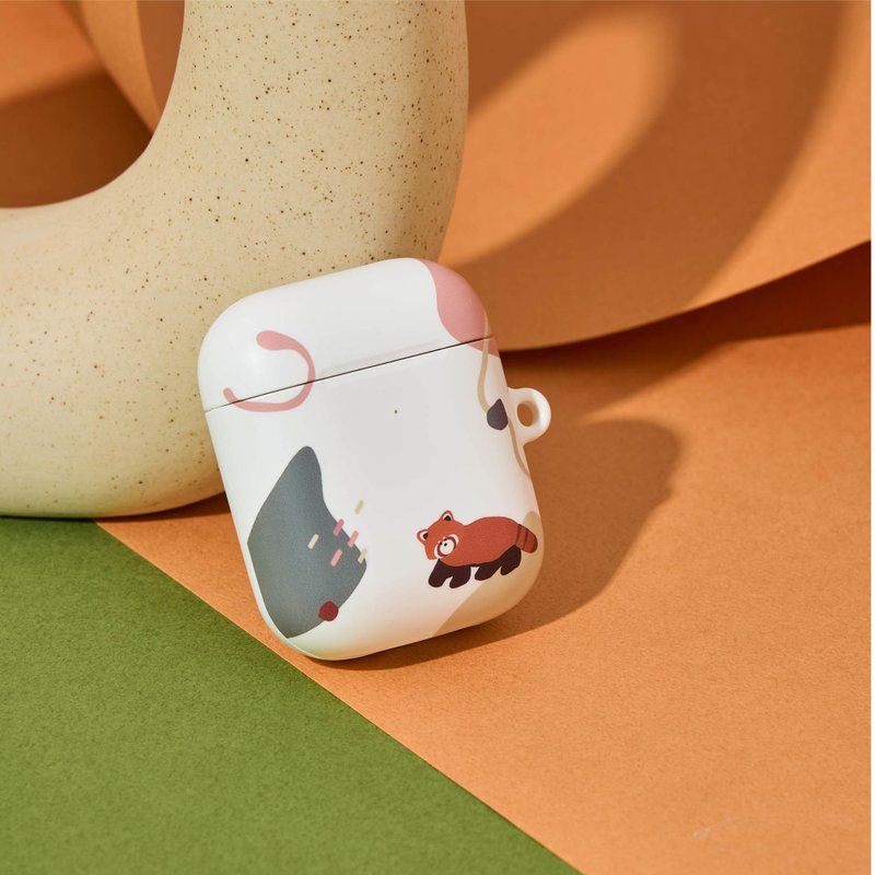 【FITZORY】动物园疗愈系色块 小熊猫 | AirPods壳 - 耳机收纳 - 塑料 多色