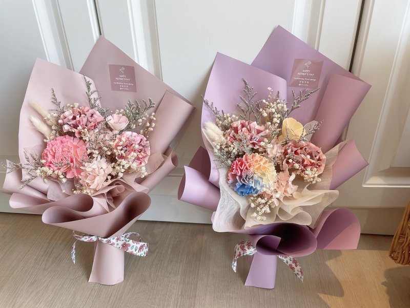 康乃馨钞票花束/有钱花束/钞票花束/现金花束/母亲节花礼/康乃馨 - 干燥花/捧花 - 植物．花 多色