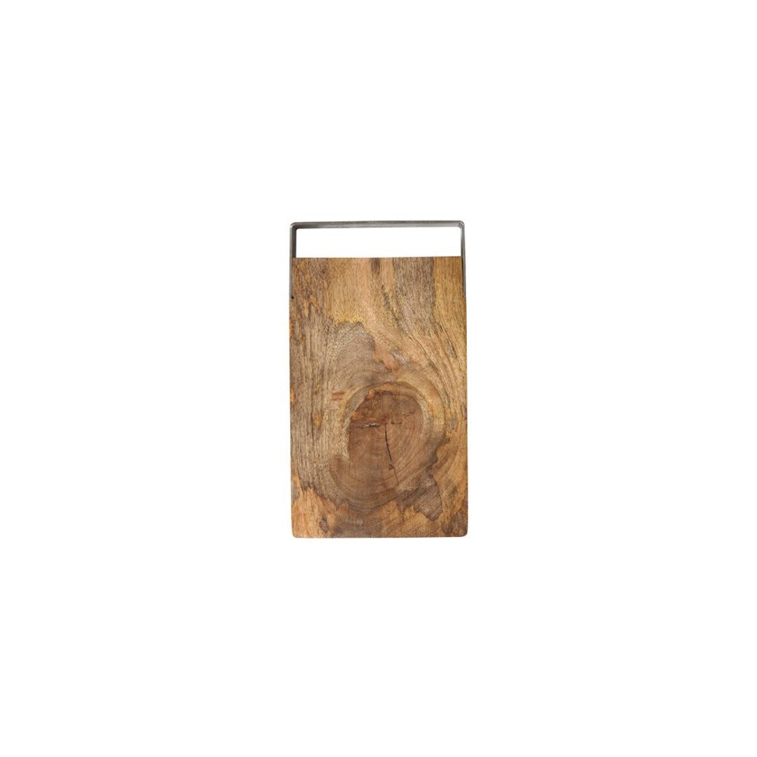 CUTTING BOARD 17 x 27 不锈钢提把木制调理砧板 17 x 27 - 托盘/砧板 - 木头 咖啡色