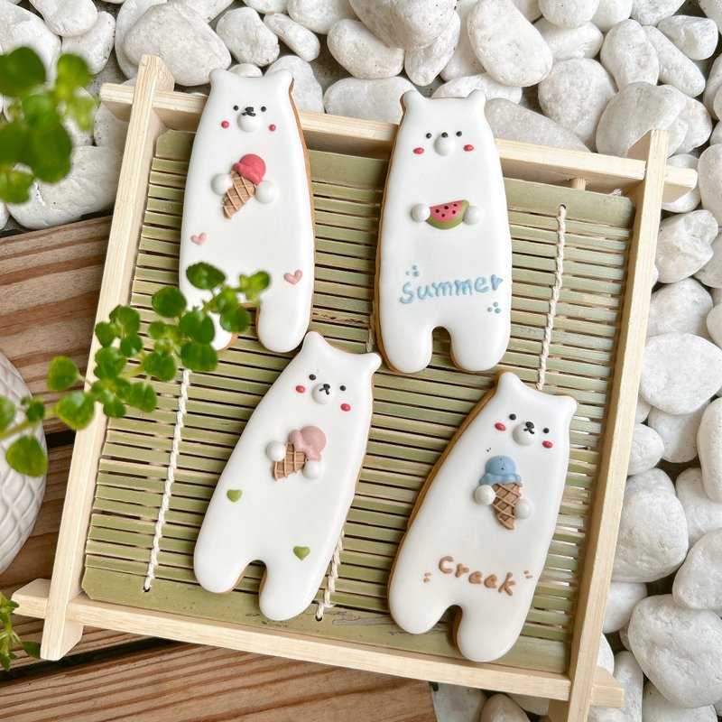 【DIY烘焙手作课程】【新北市】糖霜饼干-夏日白熊 - 美食 - 其他材质 