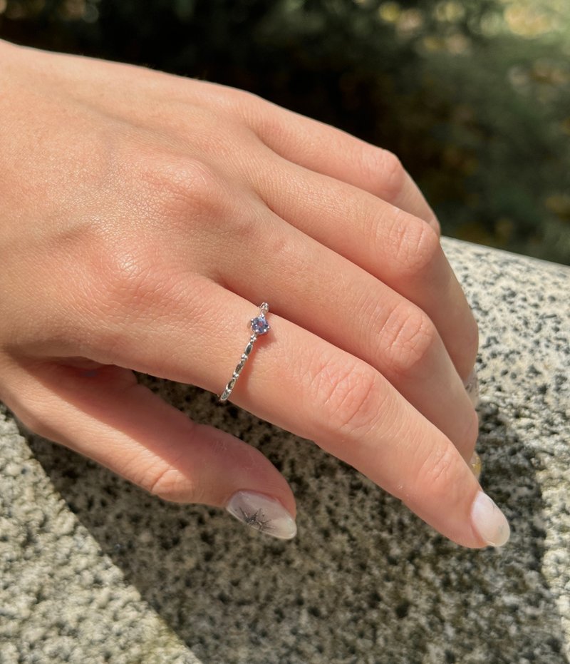 爱情海假期 - 戒指 - 半宝石 银色