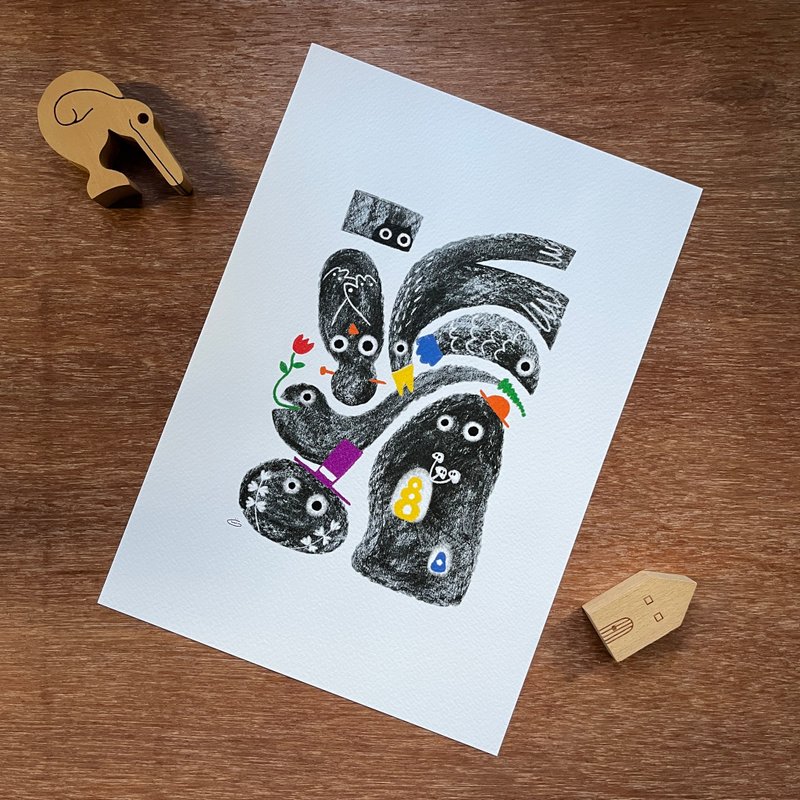 木炭帮海报尺寸 A4 - 海报/装饰画/版画 - 纸 