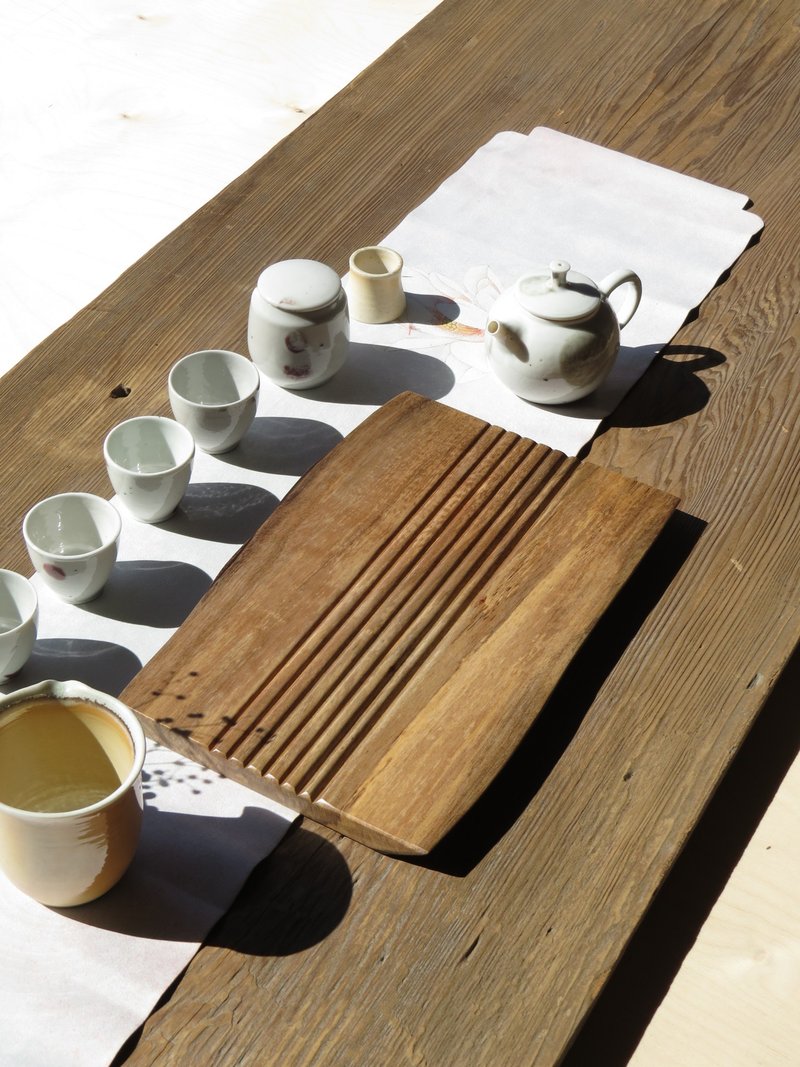 HO MOOD 解构系列—手作 原木茶盘 - 杯垫 - 木头 咖啡色