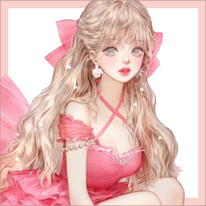 苏_a - 贴纸 - 纸 粉红色