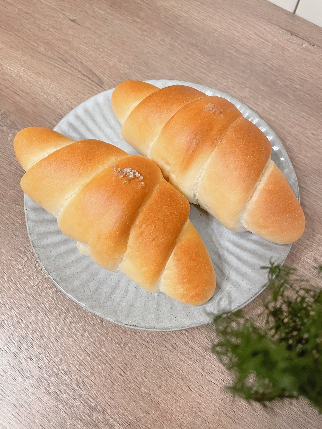 【ㄉㄧㄢˇㄉㄧㄢ】海盐奶油面包卷 - 面包/吐司 - 新鲜食材 橘色