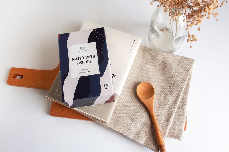 健康维持【享清清 | 纳豆红麴鱼油胶囊】促进新陈代谢  60粒 - 健康/养生 - 浓缩/萃取物 蓝色