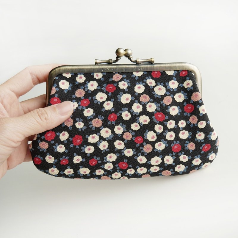 小花园   口金包  子母包 / 零钱包 【台湾制造】 - 零钱包 - 其他金属 黑色