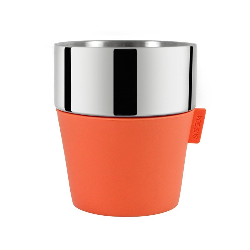 Driver双层咖啡杯350ml-靓橘 派对杯、野餐杯 - 咖啡杯/马克杯 - 不锈钢 橘色
