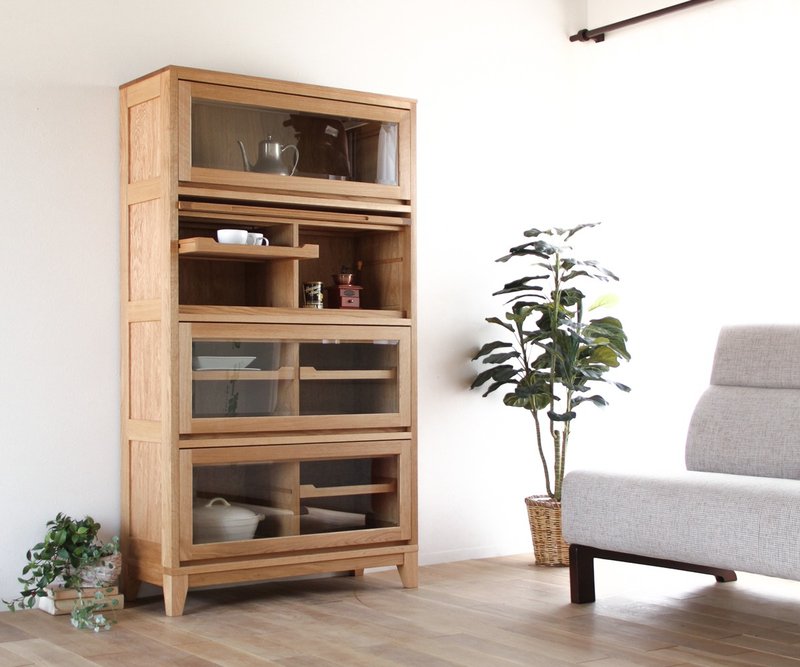 旭川家具 山室家具制作所 Ko-ko 餐柜 - 衣柜/鞋柜 - 木头 咖啡色