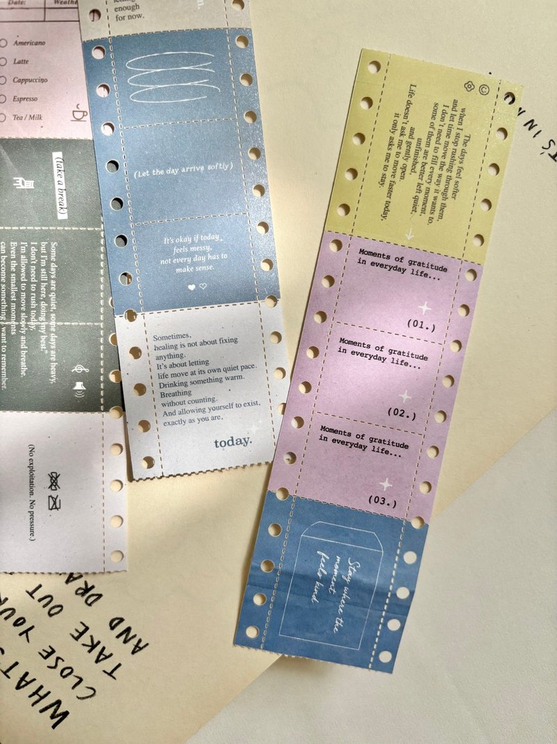 报表纸 / 4.5cm 纸胶带 (造型) - 纸胶带 - 纸 