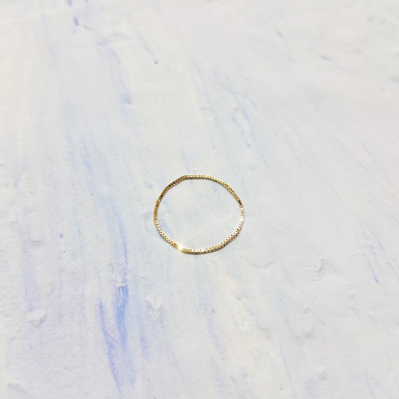 18K玫瑰金 限量极细款 链戒 最后尺码 现货 - 戒指 - 贵金属 粉红色