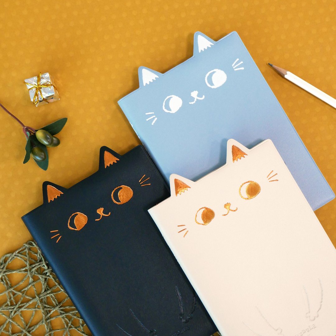 O-CAT－2023猫耳胶皮年度手册(32K 大本)。JDM-239 - 笔记本/手帐 - 纸 