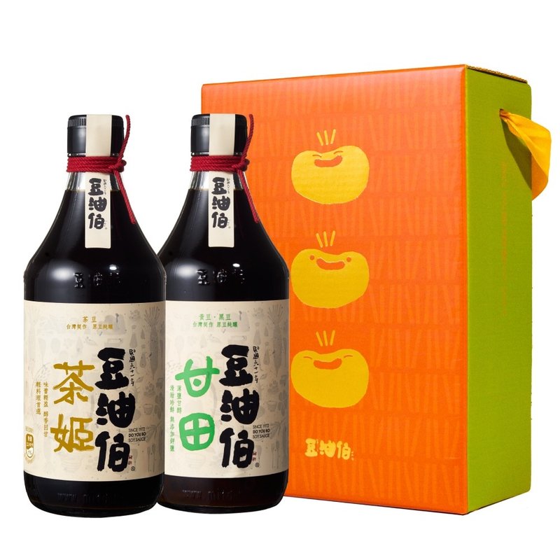 【包邮组】【豆油伯】茶姬甘田酱油 2 入组 x2- 端午礼盒随机不挑色 - 酱料/调味料 - 玻璃 