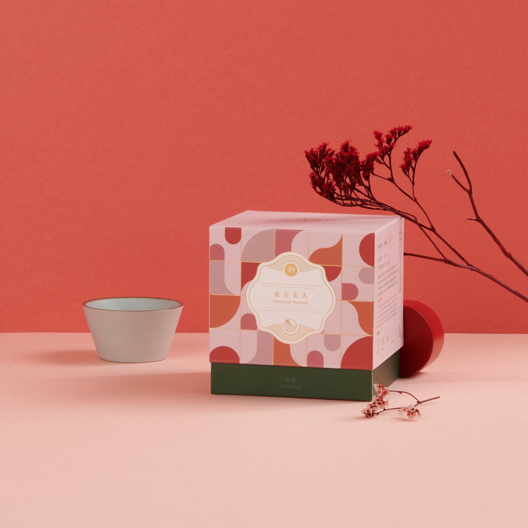 【得奖3星茶品】羽曦堂-顶级东方美人三角立体原叶茶包 15入 - 茶 - 新鲜食材 粉红色